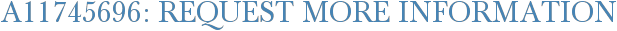 A11745696: Request More Information