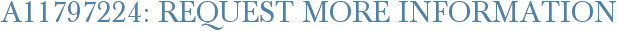 A11797224: Request More Information