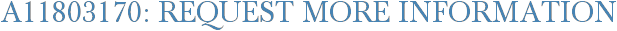 A11803170: Request More Information