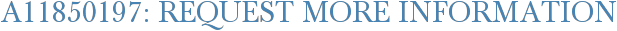 A11850197: Request More Information