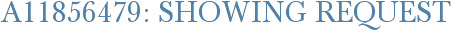 A11856479: Showing Request