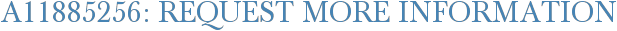 A11885256: Request More Information