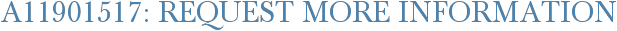 A11901517: Request More Information
