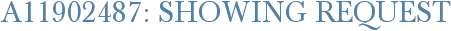 A11902487: Showing Request