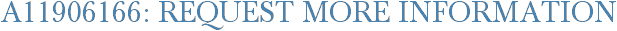 A11906166: Request More Information