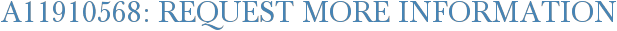 A11910568: Request More Information