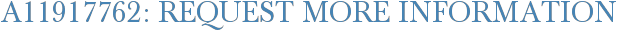 A11917762: Request More Information