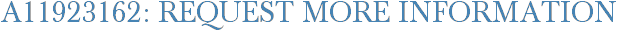 A11923162: Request More Information