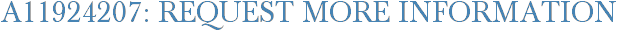 A11924207: Request More Information