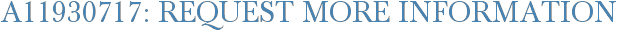 A11930717: Request More Information