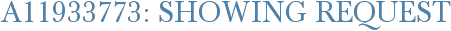 A11933773: Showing Request