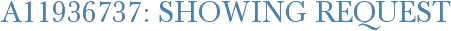 A11936737: Showing Request