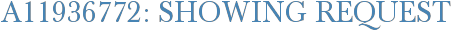 A11936772: Showing Request