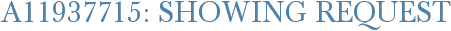 A11937715: Showing Request