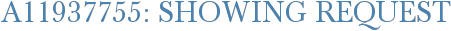 A11937755: Showing Request