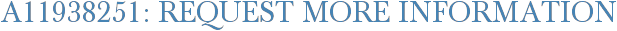 A11938251: Request More Information