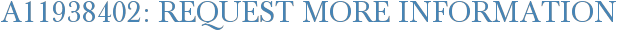 A11938402: Request More Information