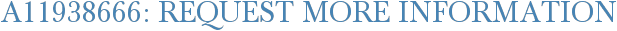 A11938666: Request More Information