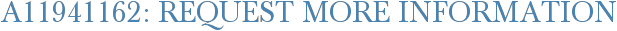 A11941162: Request More Information