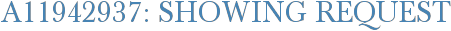 A11942937: Showing Request
