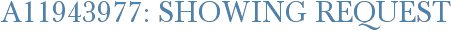 A11943977: Showing Request