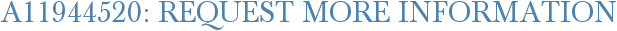 A11944520: Request More Information
