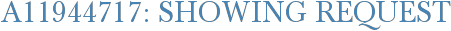 A11944717: Showing Request