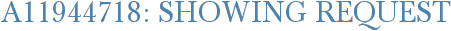 A11944718: Showing Request
