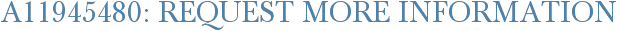 A11945480: Request More Information