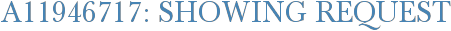 A11946717: Showing Request