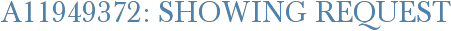 A11949372: Showing Request