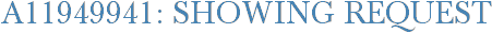 A11949941: Showing Request