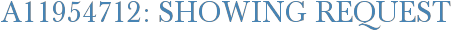 A11954712: Showing Request