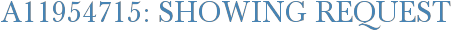 A11954715: Showing Request