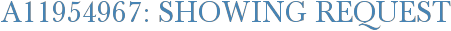 A11954967: Showing Request