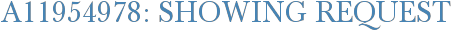 A11954978: Showing Request