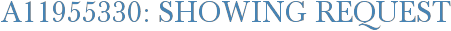 A11955330: Showing Request