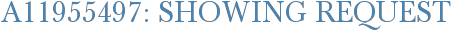 A11955497: Showing Request