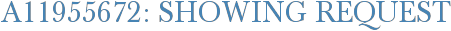 A11955672: Showing Request