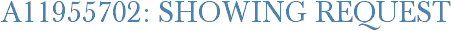 A11955702: Showing Request