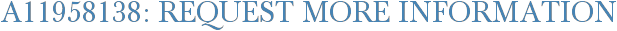 A11958138: Request More Information
