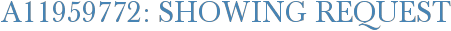 A11959772: Showing Request