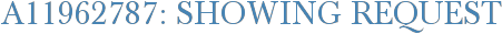 A11962787: Showing Request