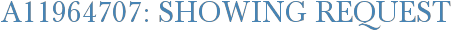 A11964707: Showing Request