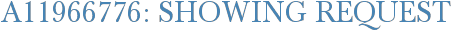 A11966776: Showing Request