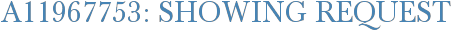 A11967753: Showing Request