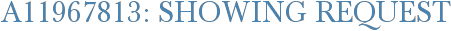 A11967813: Showing Request