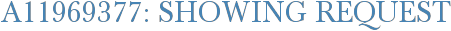A11969377: Showing Request