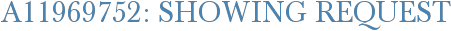 A11969752: Showing Request