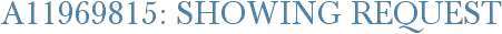 A11969815: Showing Request